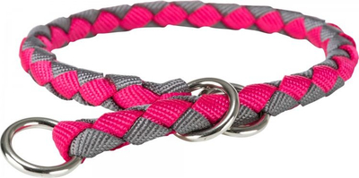 Qafore qeni Trixie Cavo Pull-Stop S, 30-36cm, najlon, rozë grafit