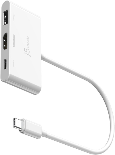 Adapter USB C në HDMI J5create JCA399, 4K 144Hz, USB 3.2, Power Delivery 100W, i zi