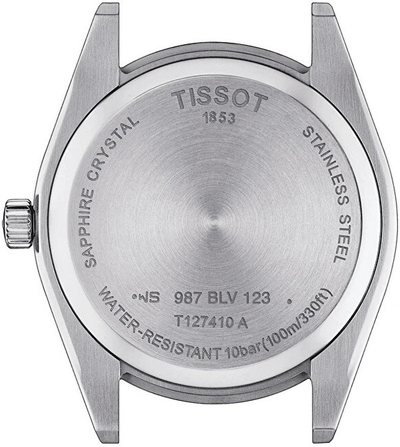 Orë për meshkuj Tissot, i argjendtë