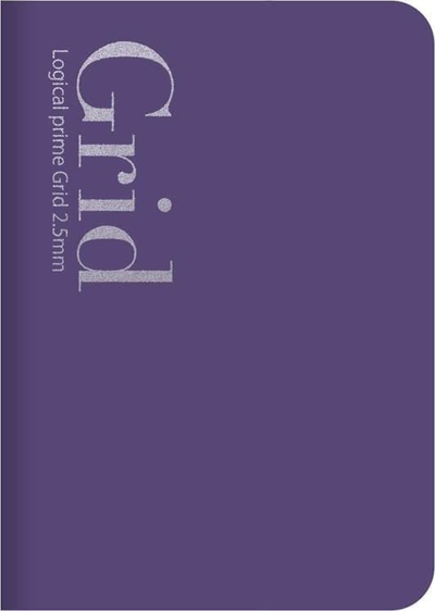 Fletore Fresh B6 Logical Prime Grid, 120 faqe, kapak i fortë, vjollcë