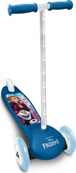 Trotinet Stamp Frozen 2, 3 rrota, për kalamoj, blu