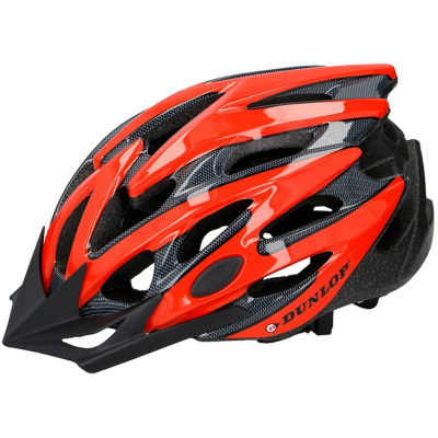 Helmet biçiklete Dunlop Adjustable MTB, madhësia L 58-61cm, e kuqe