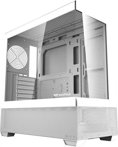 Kornizë kompi Darkflash DS900 Air, ATX Mid Tower, xham i temperuar, e bardhë