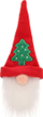 Mbulesë dekorative Krishtlindjesh Santa Claus për shishe, takëme edhe peceta, poliestër, e kuqe