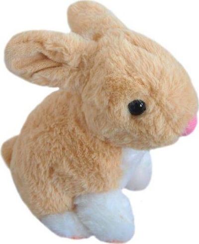 Lodër pelushi lepur BEPPE 13548, 16cm, gri