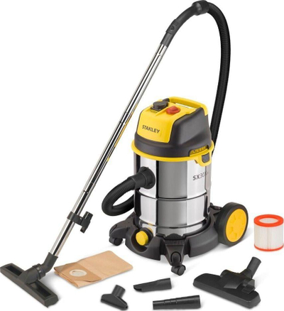 Fshesë industriale Stanley SXVC30XTDE, 30L, inox, gri