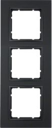 Kornizë trefishe Berker B.7, montim vertikal horizontal, anthracite mat