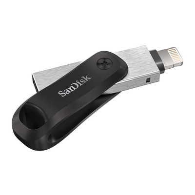 USB SanDisk iXpand, 128GB, USB 3.0/Lightning, e zezë