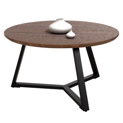 Tavolinë e rrumbullakët për kafe Φ80x42Hcm (HM9586.04), zezë