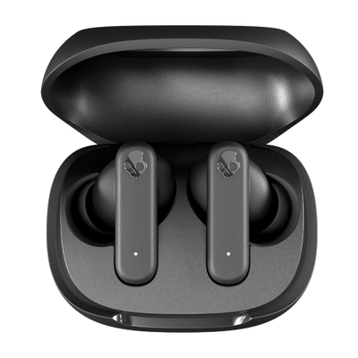 Слушалки Skullcandy Smokin' Buds, вистински безжични, Bluetooth, со изолирање на бучава, црни