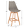 Stol bari Vegas 47x58x107Hcm (HM8000.30), gri