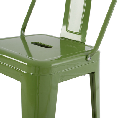 Stol bari me mbështetëse Melita-Pro 42x42x100Hcm (HM98643.53), gjelbër