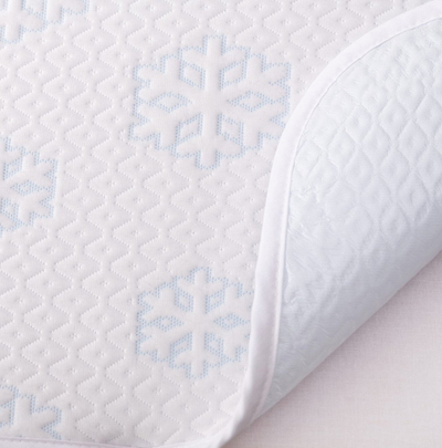 Mbrojtës dysheku BABYMATEX Frosty, 60 x 120 cm, ftohës, i bardhë