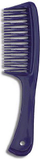 Krëhër flokësh Donegal Spherical Comb 9801, 20.4cm, plastike, gri
