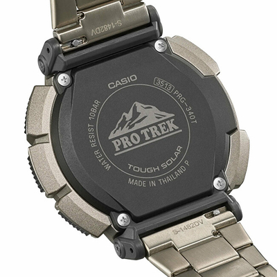 Orë dore për meshkuj Casio PROTREK Solar PRG-340T-7ER (467), e hirtë