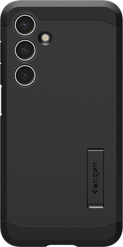 Mbulesë telefoni Spigen Tough Armor MagSafe, Samsung Galaxy S25, rezistente, e zezë