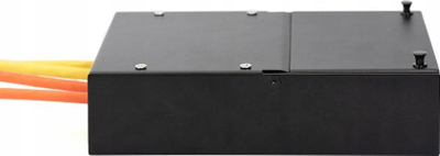 Kuti rrjeti Digitus Consolidation Point, për 4 module RJ45, trup çeliku, e zezë