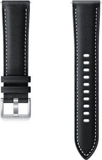 Rrip lëkure Stich për Samsung Galaxy Watch 3 (20 mm, M / L), i bardhë