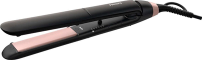 Presë flokësh Philips StraightCare Essential BHS378/00, pllaka qeramike me keratinë, jonizim, e zezë