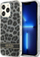 Mbulesë telefoni Guess Leopard Design, për iPhone 13 Pro, PC TPU, gri me leopard