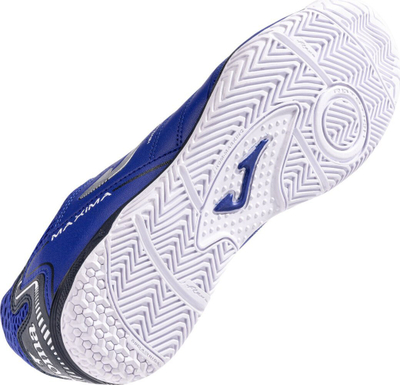 Atlete futsalli Joma Maxima Indoor për në palestër, me shollë gome, blu