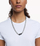 Varëse unisex Diesel D Logo DX1636931, e argjendtë/ e zezë
