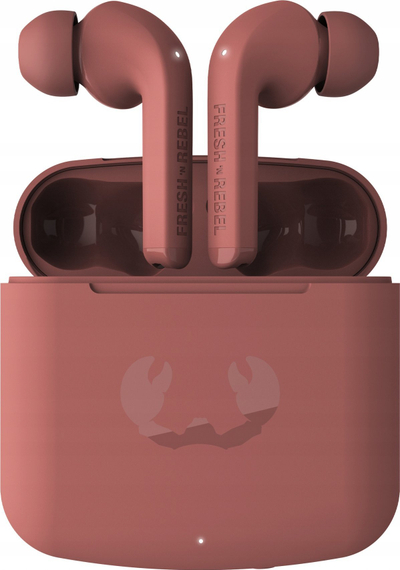 Блуetooth слушалки Fresh n Rebel Twins Fuse True Wireless, во уво, со кутија за полнење, Safari Red