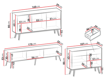 Set mobilie ORO MDF 2