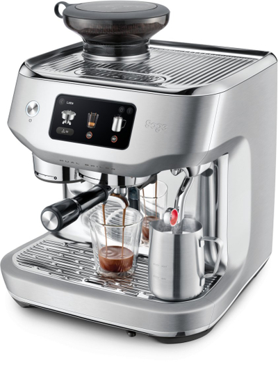 Makina espresso Sage SES995BSS Oracle Dual Boiler, automatike, çelik inox i furçum