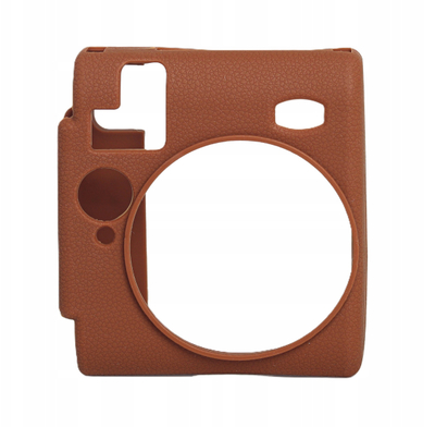 Mbështjellëse silikoni LoveInstant për FujiFilm Instax Mini 99, çantë mbrojtëse, kafe