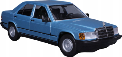 Maket veture Mercedes-Benz 190E, 1:24, diecast, i bardhë