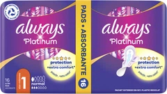 Peshqirë higjienikë Always Platinum Normal Duo, madhësia 1, 16 copë