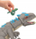 Lodër dinosauri Imaginext Jurassic World Indominus Rex GMR16, me raptor, plastik, gri