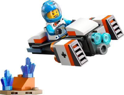 Set lodër LEGO City Space Hoverbike 30663, me minifigurë, polybag