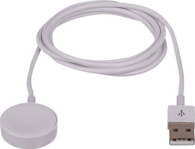 Karikues me wireless Akyga për Apple Watch, 1m, i bardhë