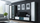 Vitrinë muri Vigo Pena 180, 180x40x30 cm, gri e bardhë