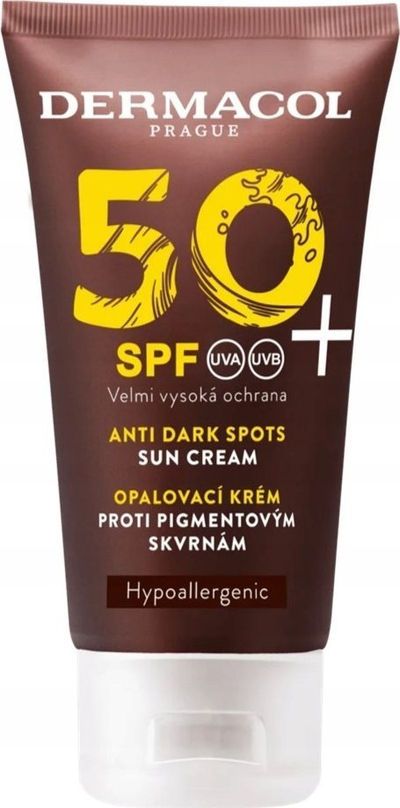 Krem dielli Dermacol kundër njollave të errëta, SPF 50+, 50 ml