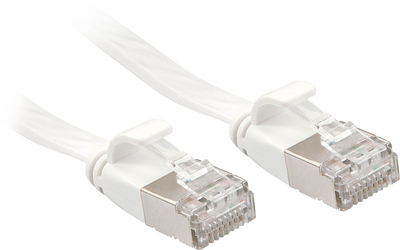 Kabllo patchcord Lindy Cat.6A, U/FTP, 3m, e bardhë
