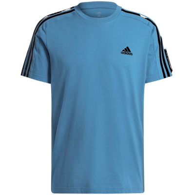 Машка маица Adidas M 3S SJ T, памук, сина