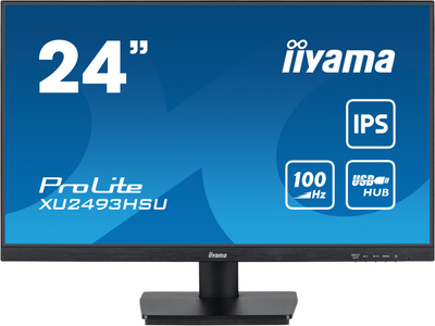 Монитор iiyama ProLite XU2493HSU-B7, 24\", IPS, 100Hz, црн
