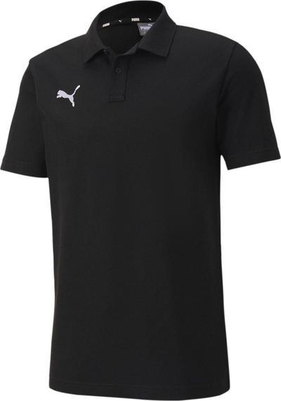 Bluzë polo Puma teamGOAL 23 M, pambuk me elastan, për burra, e zezë
