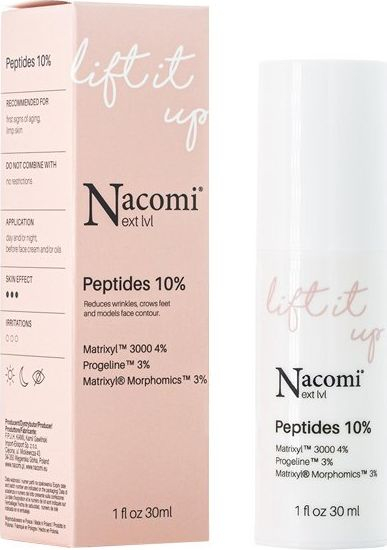 Serum fytyre Nacomi Next Level Peptides 10%, lifting, 30ml