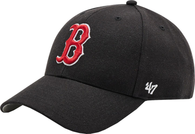 Kapele bejsbolli 47 Brand Boston Red Sox MLB, me numër, me strehë të lakuar, e zezë