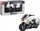 Motoçikletë lodër policie Nicola Toys City Series, plastike, 16.5cm, e bardhë