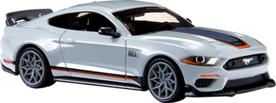 Makina lodër Mattel Hot Wheels Ford Mustang Mach 1, skala 1:43, metal, gri