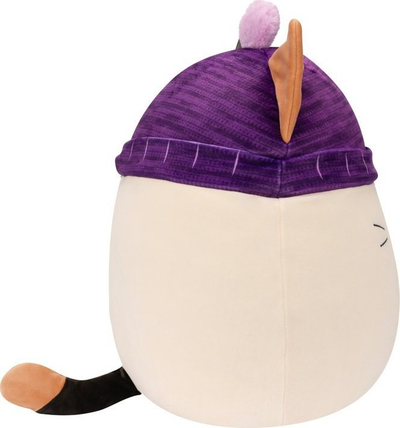 Lodër pellushi Squishmallows Cam, macja calico, 16\", rreth 40 cm, lejla krem