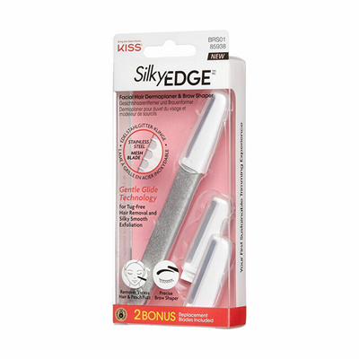 Set brisk për rrojë KISS Premium Brow & Facial Grooming Tool, 1 x brisk + 2 x tehe rezervë