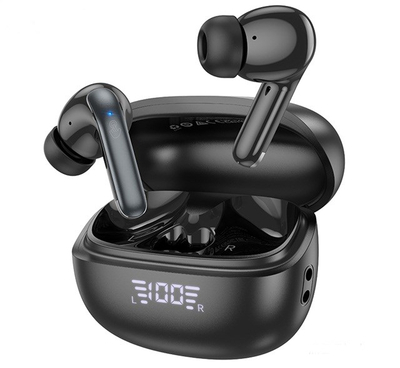Безжични слушалки Hoco EQ5, Bluetooth 5.3, ANC ENC, бели