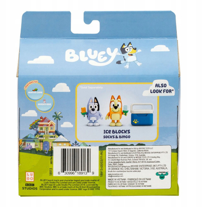 Set figurina lodër Bluey Let’s Play Chef, 2 copë, të lëvizshme, shumëngjyrëshe