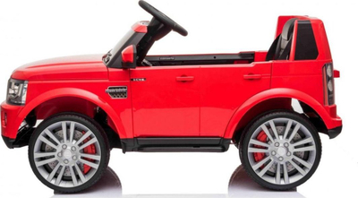 Makine elektrike per femije Ramiz Land Rover Discovery, telekomande, targe dekorative, e kuqe